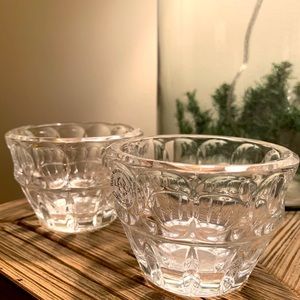 Lenox votive candle holders
